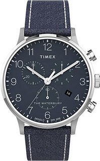 мужские часы Timex TW2T71300VN. Коллекция The Waterbury Classic Chronograph
