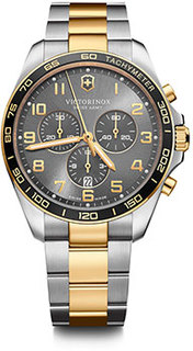 Швейцарские наручные мужские часы Victorinox Swiss Army 241902. Коллекция Fieldforce Chrono