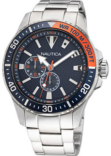 Швейцарские наручные мужские часы Nautica NAPFRF030. Коллекция Freeboard