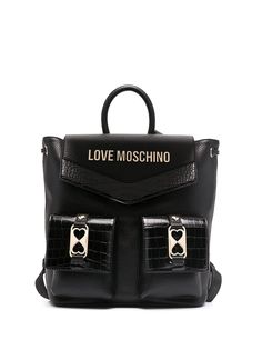 Love Moschino рюкзак с тиснеными вставками и логотипом