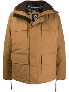 Junya Watanabe MAN парка с капюшоном из коллаборации с Canada Goose