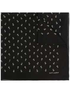 Saint Laurent платок с принтом