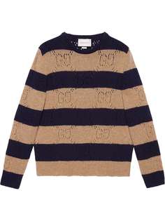 Gucci джемпер в полоску