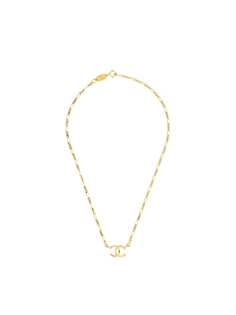 Chanel Pre-Owned колье с подвеской в виде логотипа CC