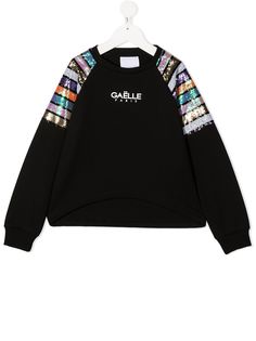 Gaelle Paris Kids толстовка с пайетками