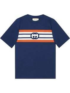 Gucci футболка с логотипом Interlocking G