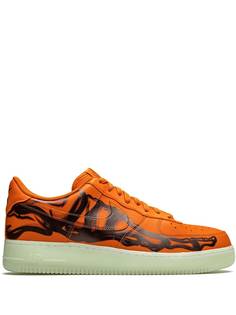 Nike кроссовки Air Force 1 Low Orange Skeleton