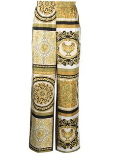 Versace брюки с принтом