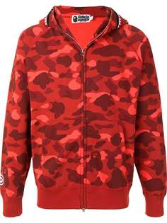 A BATHING APE® худи Shark Camo на молнии
