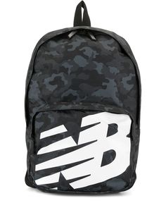 New Balance рюкзак с камуфляжным принтом и логотипом