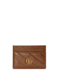 Gucci стеганый картхолдер GG Marmont