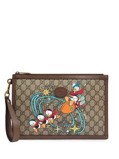 Gucci клатч Donald Duck из коллаборации с Disney