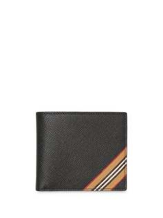 Burberry бумажник в полоску Icon Stripe
