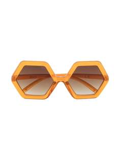 Molo солнцезащитные очки в шестиугольной оправе
