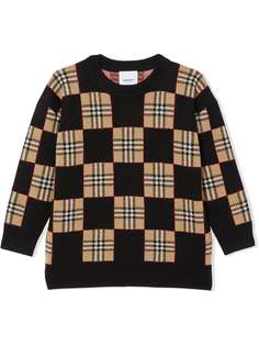 Burberry Kids свитер в полоску Icon Stripe
