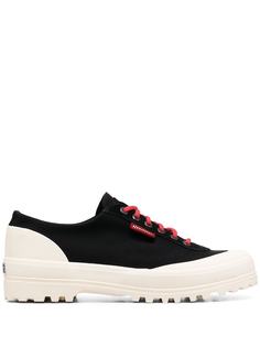 Superga двухцветные кроссовки