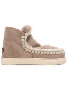 Mou ботильоны с декоративной строчкой