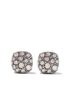 Pomellato 18kt rose gold and 18kt white gold Nudo earring