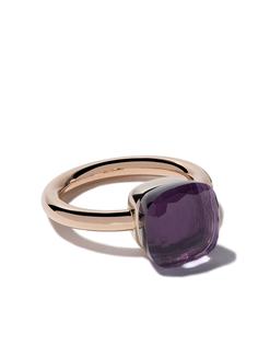 Pomellato кольцо Nudo из белого и розового золота с аметистом