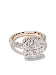 Pomellato кольцо Nudo из розового золота с бриллиантами