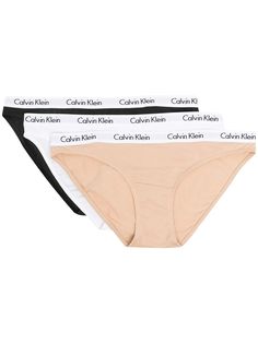 Calvin Klein Underwear комплект из трех трусов-брифов с логотипом