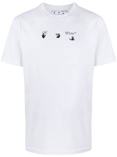 Off-White PEACE WORLDWIDE S/S SLIM TEE WHITE GREEN