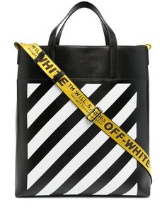 Off-White сумка-тоут с логотипом