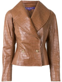 Ralph Lauren Collection куртка с тиснением под кожу крокодила