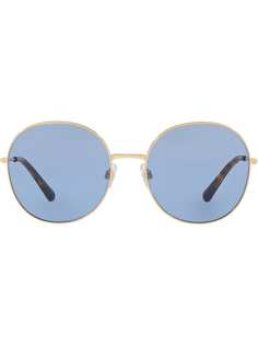 Dolce & Gabbana Eyewear солнцезащитные очки в круглой оправе