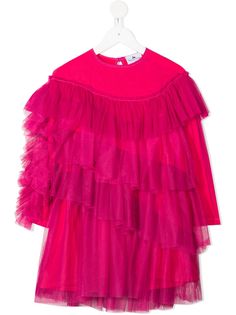 Raspberry Plum ярусное платье Livia из тюля