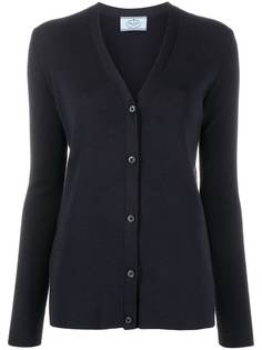 Prada Pre-Owned кардиган на пуговицах с V-образным вырезом