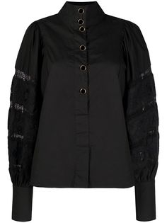 Essentiel Antwerp поплиновая блузка с объемными рукавами