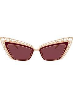 Dolce & Gabbana Eyewear солнцезащитные очки в оправе кошачий глаз