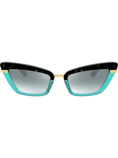 Dolce & Gabbana Eyewear солнцезащитные очки в оправе кошачий глаз