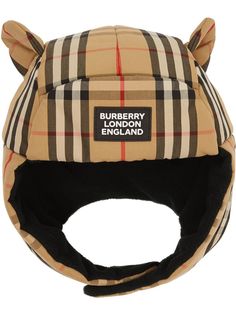 Burberry Kids шапка в клетку Vintage Check