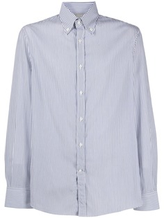Brunello Cucinelli полосатая рубашка с длинными рукавами