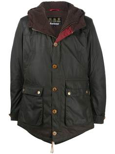 Barbour однобортное пальто Hereford