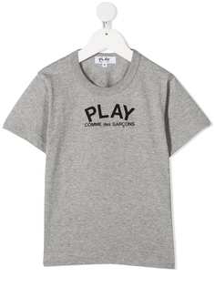 Comme Des Garçons Play Kids футболка с принтом