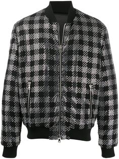 Balmain куртка-бомбер с кристаллами