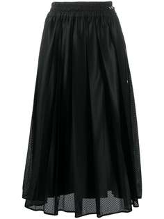 Moncler сетчатая юбка со складками
