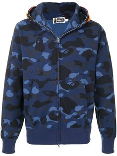A BATHING APE® худи на молнии с камуфляжным принтом