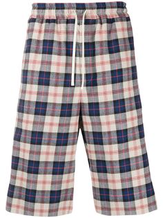 Gucci длинные шорты в клетку