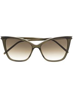 Saint Laurent Eyewear солнцезащитные очки в оправе бабочка