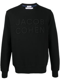 Jacob Cohen толстовка с нашивкой-логотипом