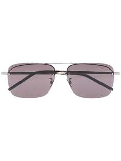 Saint Laurent Eyewear солнцезащитные очки-авиаторы SL417