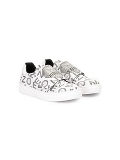 Kenzo Kids кроссовки на липучках с логотипом