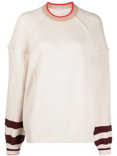 MRZ джемпер с отделкой в полоску