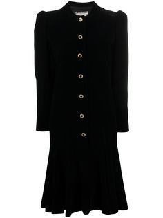 Yves Saint Laurent Pre-Owned платье с длинным пышными рукавами