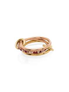 Spinelli Kilcollin кольцо из розового и желтого золота с камнями