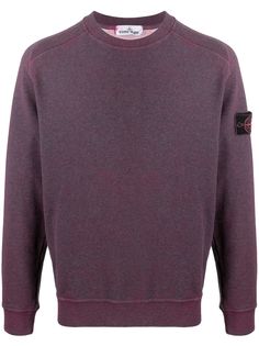 Stone Island толстовка с нашивкой-логотипом